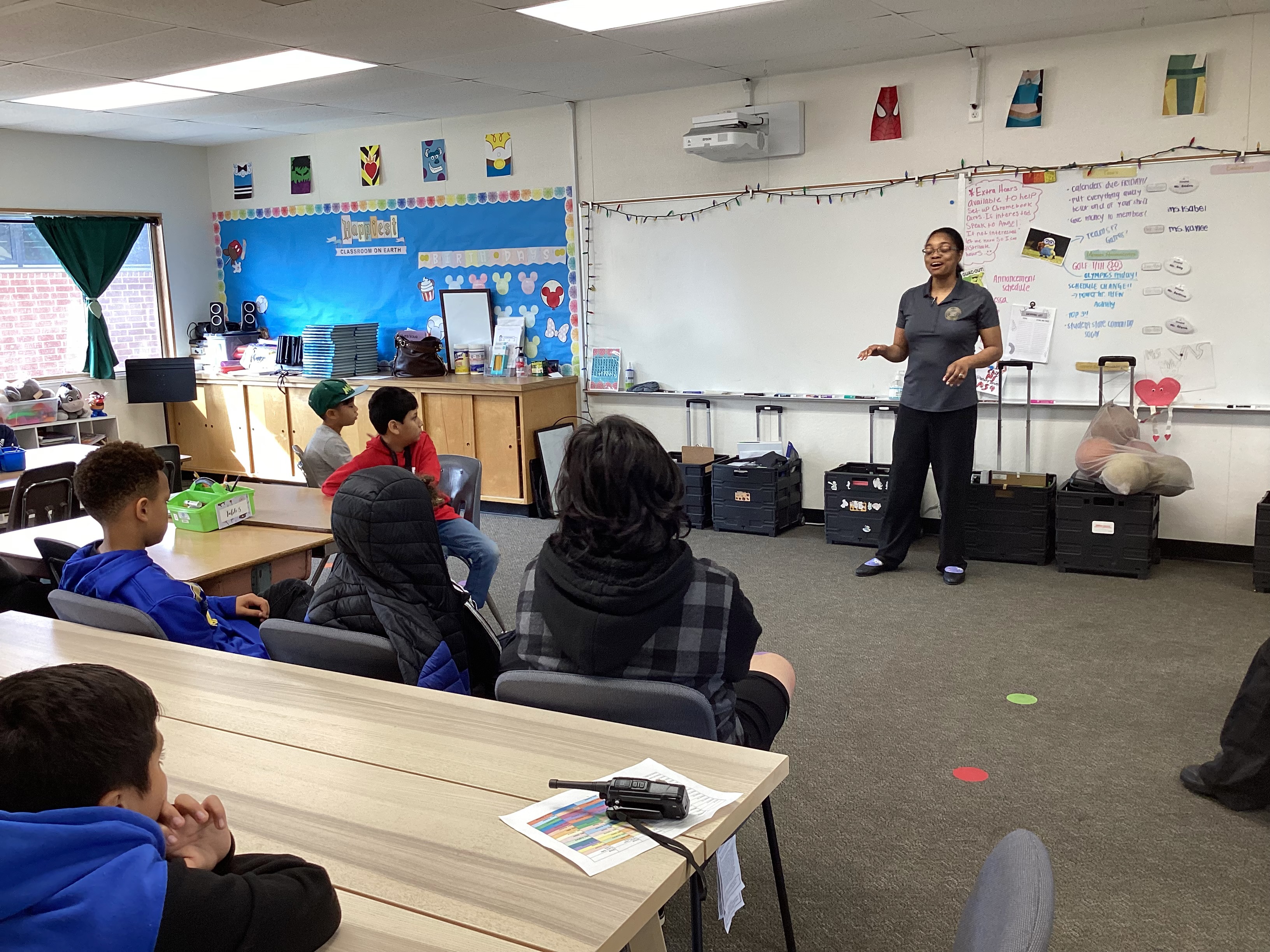 Crime Lab Scientist Presenting