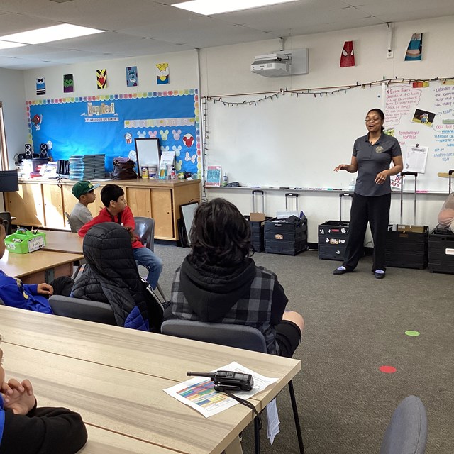 Crime Lab Scientist Presenting