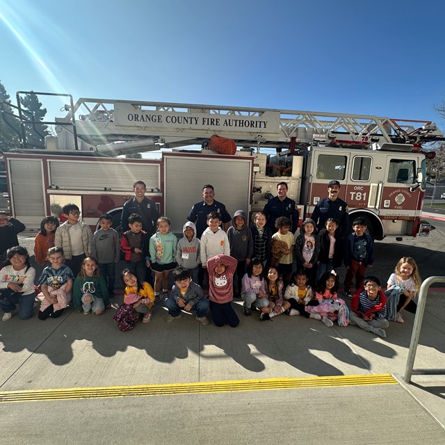 OC Fire Dept with Kindergarten 2
