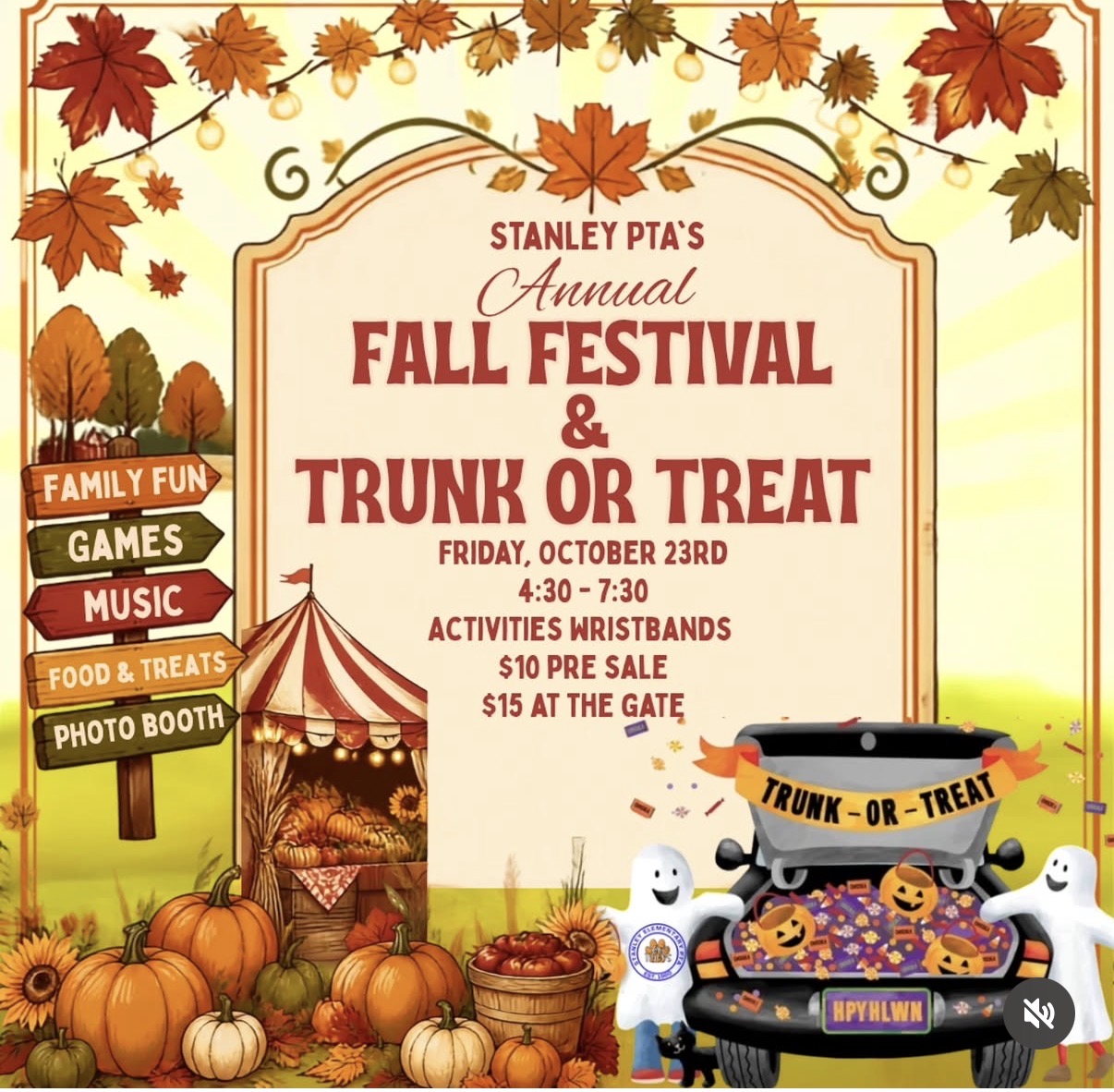 Stanley PTA Fall Festival & Trunk or Treat - article thumnail image